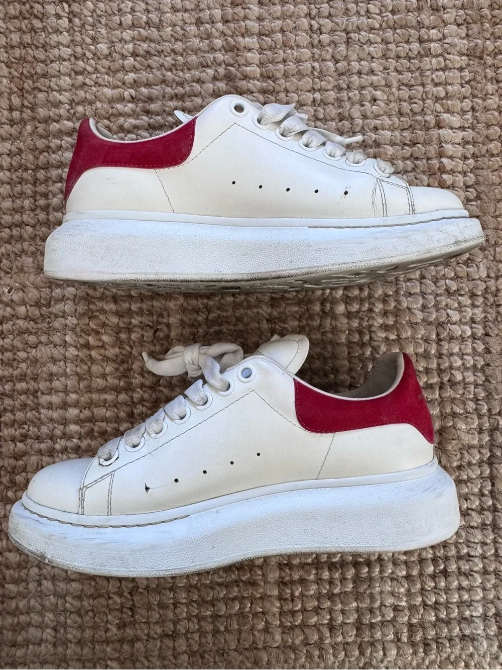 Alexander McQueen Oversized Sneaker with box and extra laces
